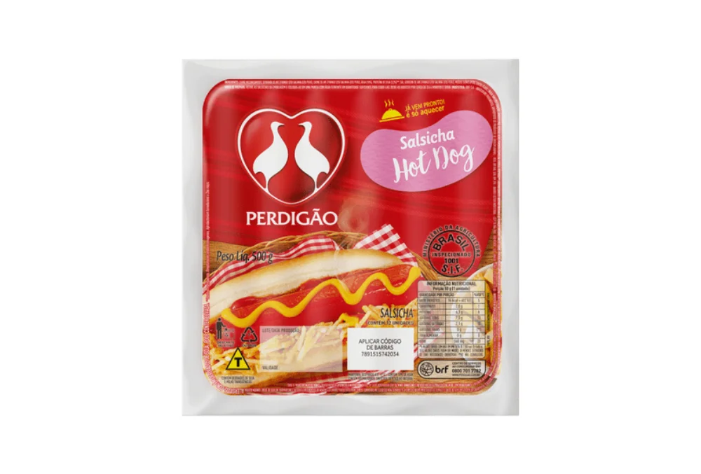 Salsicha Hot Dog Perdigão 500Gr