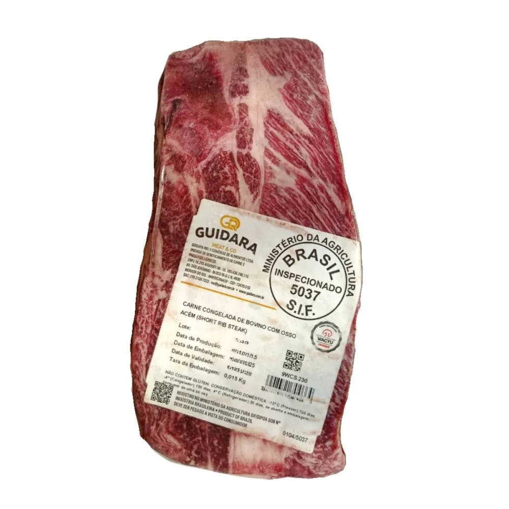 Short Rib Wagyu Kobeef Congelado Kg