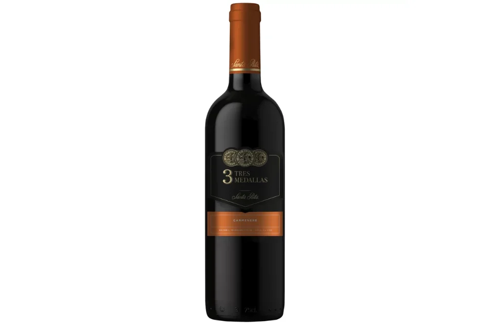 Vinho Chileno Carmenere Três Medallas 750Ml