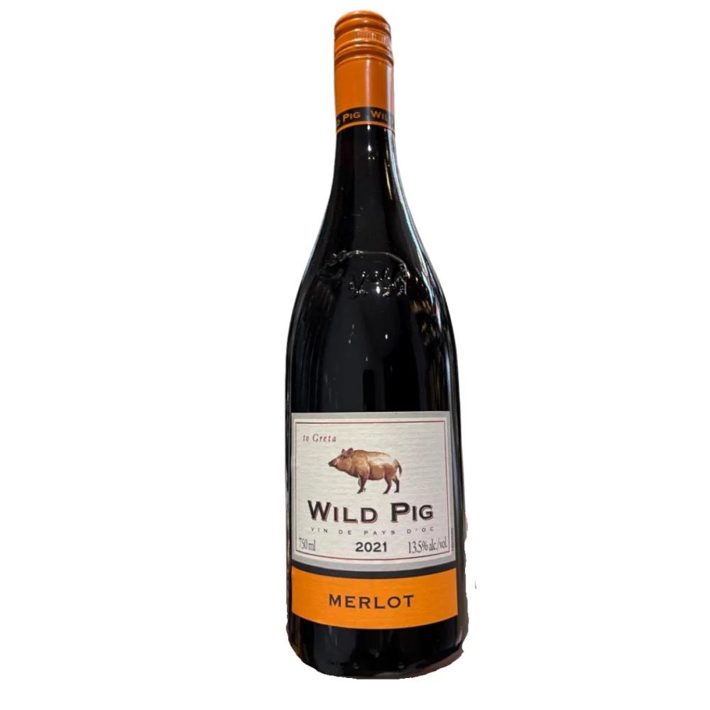Vinho 750Ml Merlot Wild Pig