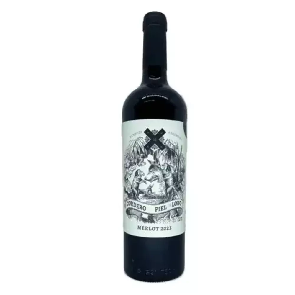 Vinho Argentino 750Ml Merlot Cordero Piel Lobo