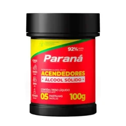 Acendedor de Alcool Solido 100G 5 Pastilhas Parana