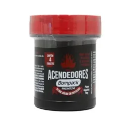 Acendedor de Alcool Solido 4 Pastilhas Bompack