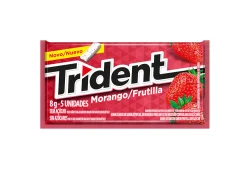 Goma de Mascar Trident Morango 8G
