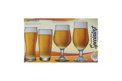 Copos de Cerveja Kit Beer Specialist Cervejas Claras 4 Unidades