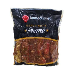 Espetinho de Carne Congelado Bom Gourmet Kg