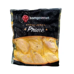 Espetinho de Tulipa na Mostarda Congelado Bom Gourmet Kg