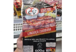 Espetinho de Linguiça Cuiabana Congelado 600Gr
