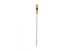 Espeto 1 Haste Aço Petisco Prata - 75Cm Lamina 60Cm Grilazer
