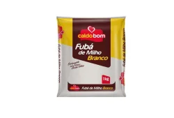 Fuba Branco Caldo Bom 1Kg Fuba Branco Caldo Bom 1Kg