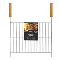 Grelha Linha Plana Cromada 40X50 CM Grilazer