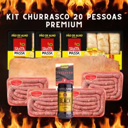 Kit Churrasco Premium 20 Pessoas Bg