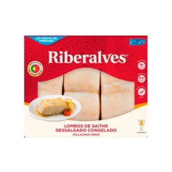 Lombo de Saithe Dessalgado Cong. 800Gr Riberalves