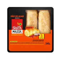 Pao de Alho 240Gr Picante Santa Massa