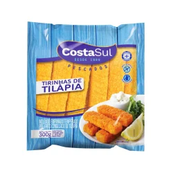 Tirinhas Empanadas de Tilapia 300Gr Costa Sul