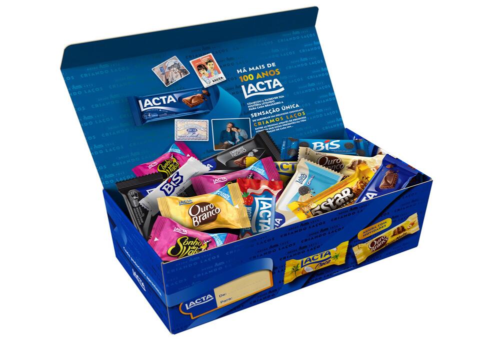 Caixa de Bombom Lacta 250G Bom