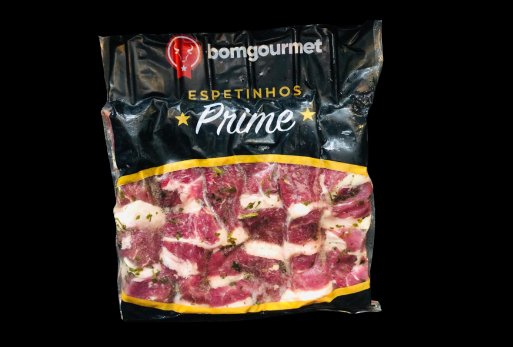 Espeto Picanha bovina 6und – 720g – Petiscos e Cia