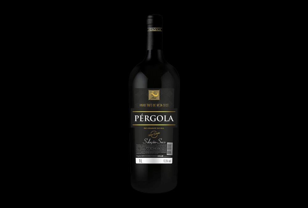 Vinho Pérgola Rs 1L Tinto Seco Pérgola | Bom Gourmet - Carnes Express