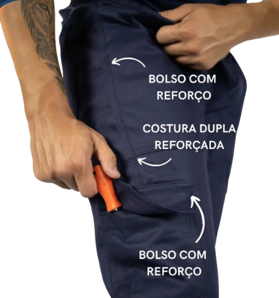 Calca Unissex Elast Total C/ Refletivo