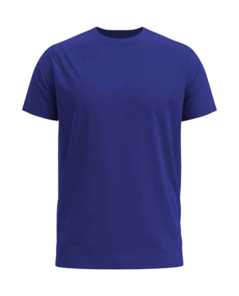 Camiseta MC Malha Pv Azul Royal