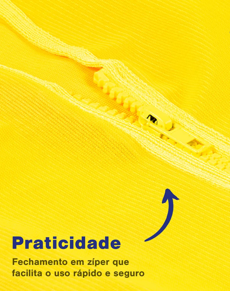 Colete Refletivo 1 Bolso Amarelo