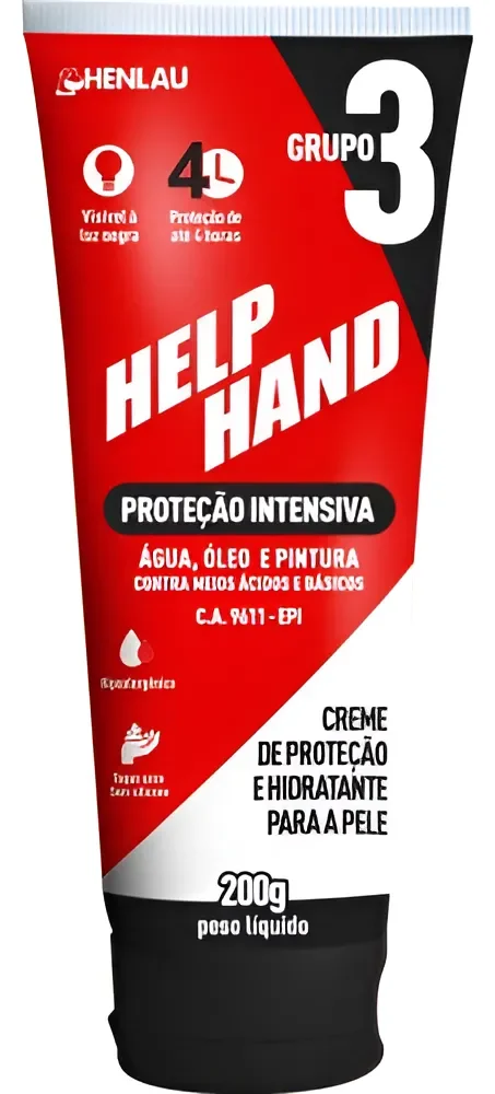 Creme Protetor Pele Luva Quimica Grupo 3