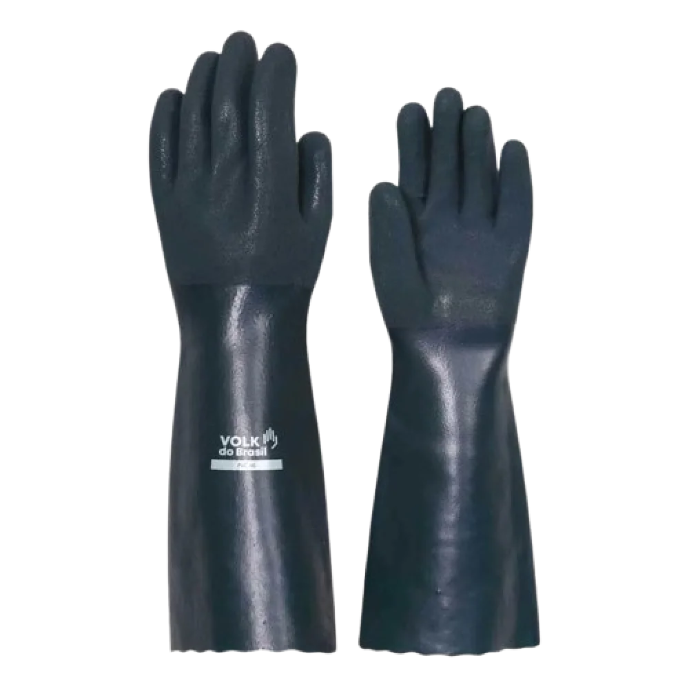 Luva de Pvc Verde 46Cm