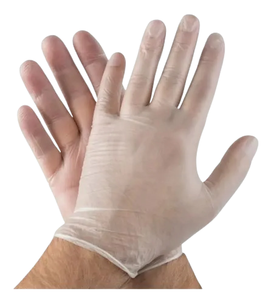 Luva de Vinil Descartavel Soft Aid S/Po