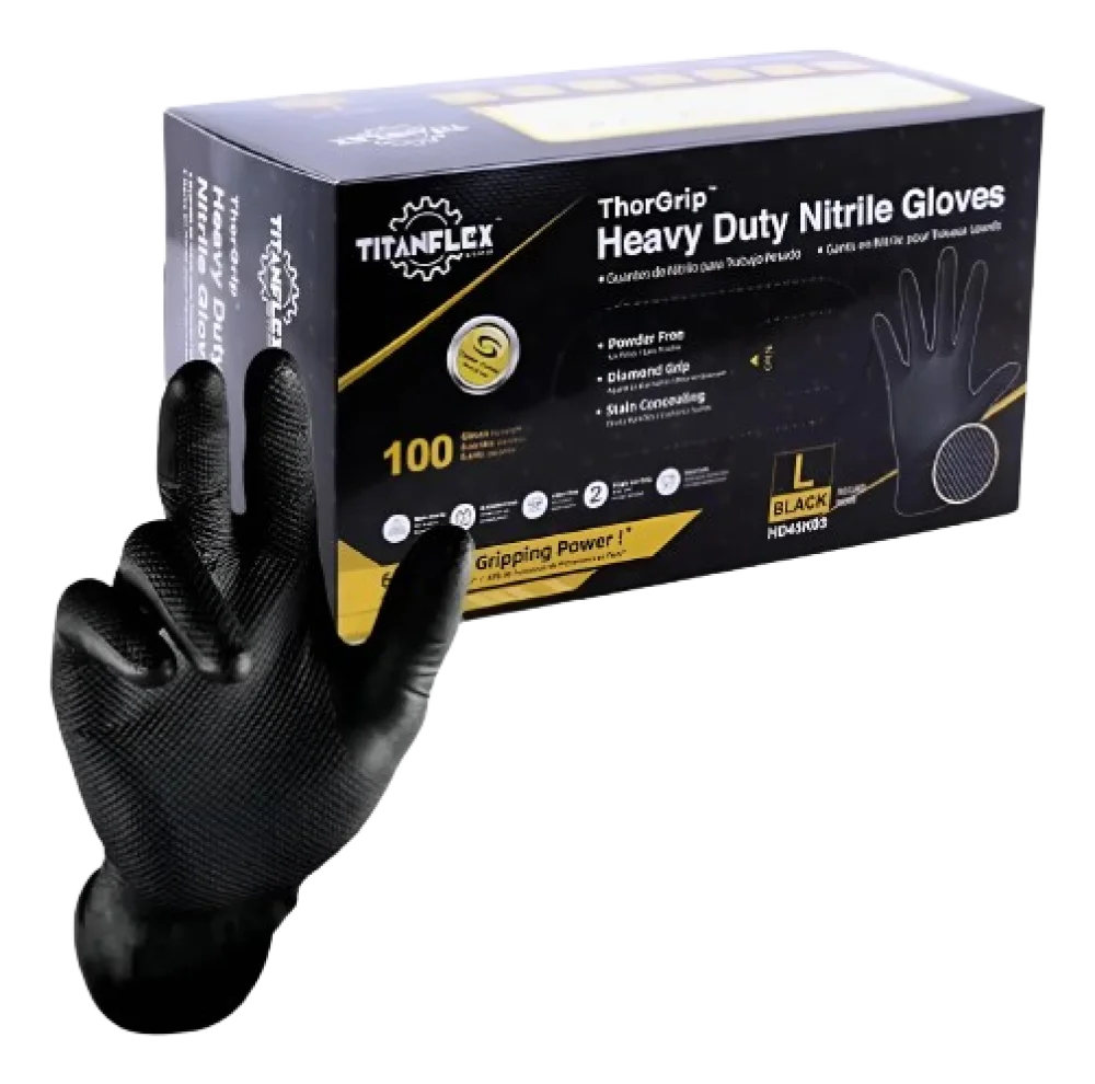 Luva Nitrilica Superglove Black