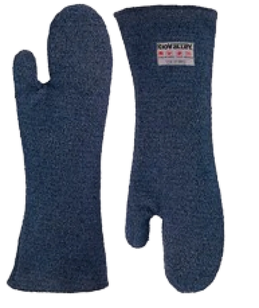 Luva Termica Grafatex Mao de Gato Azul 35Cm Luva Termica Grafatex Mao de Gato Azul 35Cm