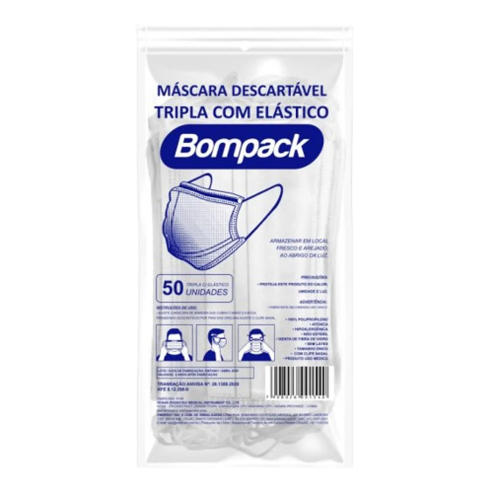 Mascara Descartavel Tnt Tripla