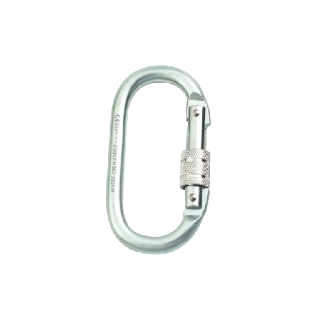 Mosquetão Oval Roscado At7024