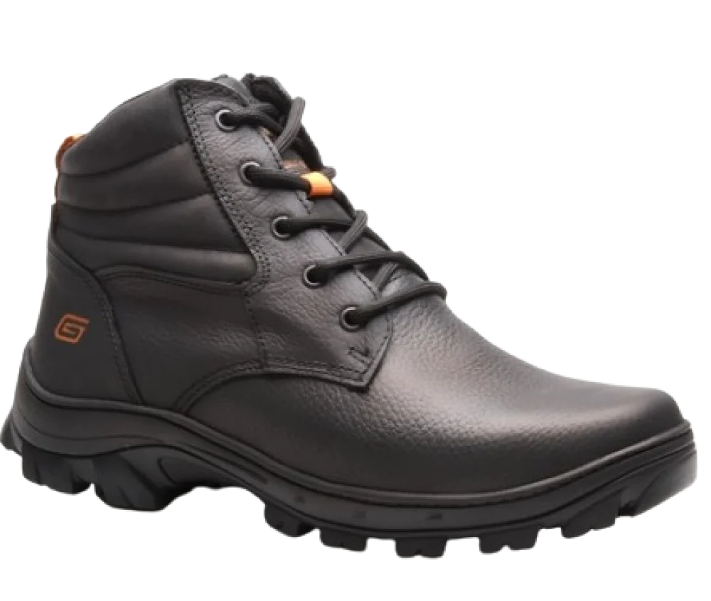 Nobuck Couro Reax Tork Preto