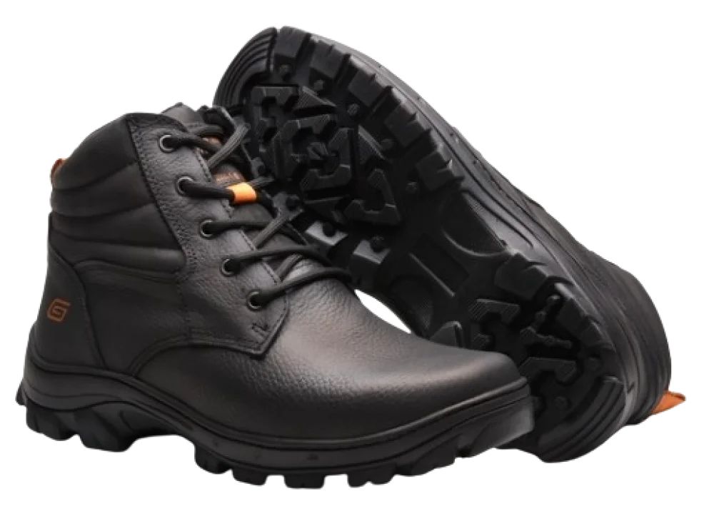 Nobuck Couro Reax Tork Preto