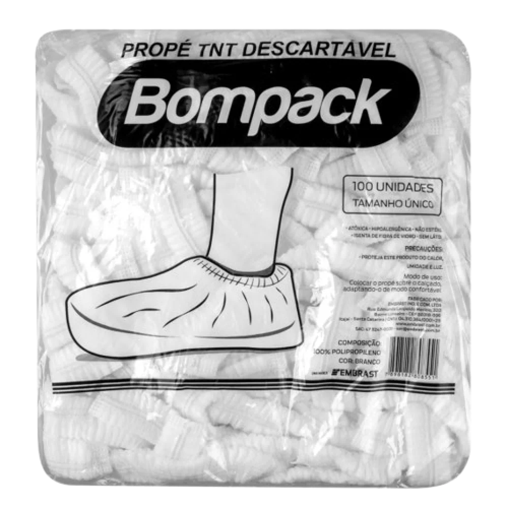 Prope Tnt Descartavel Elast Branco C/100