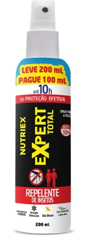 Repelente Insetos 10 Hrs Expert Spray 200Ml Nutriex