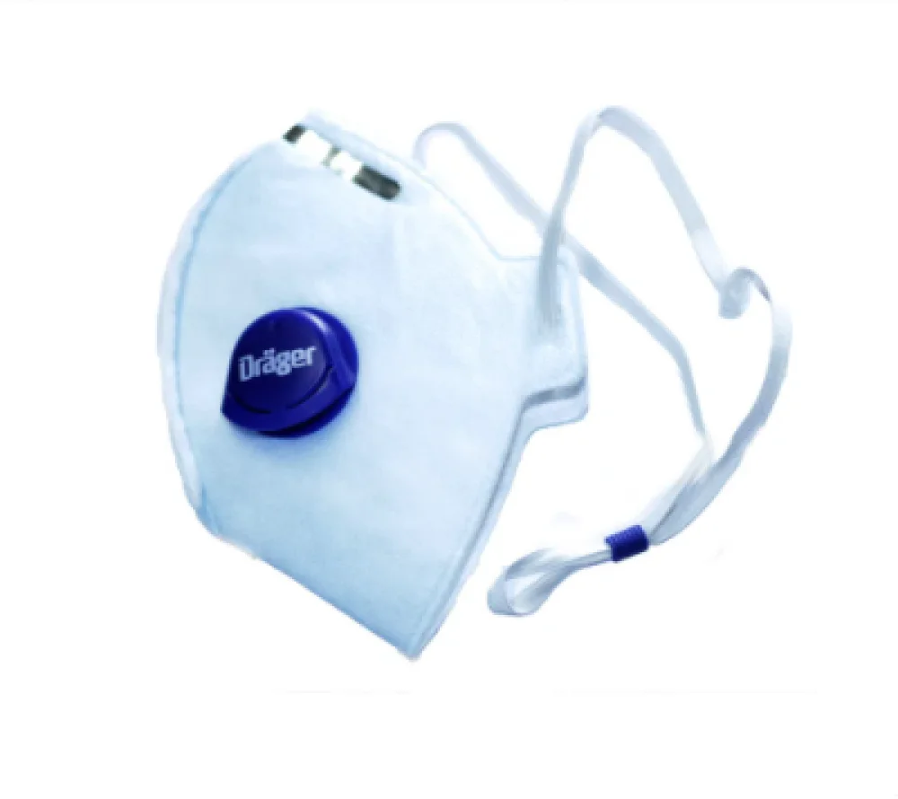 Respirador Descartavel Dobravel Pff2 C/ Valvula C/ Adjuster 1620 Drager