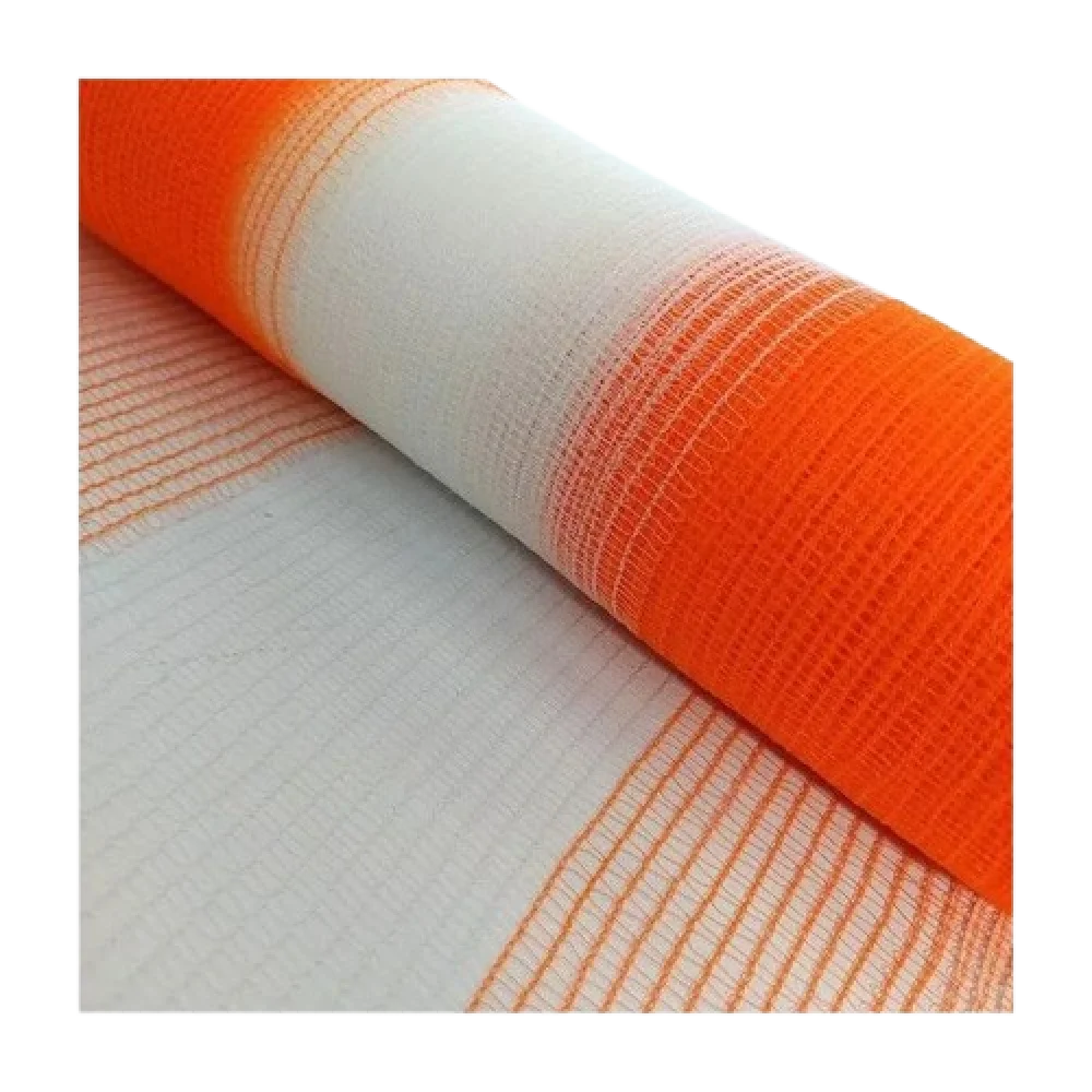 Tela Protecao Guarda Corpo 1,20X50M Laranja C/ Branco