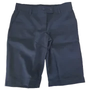 Bermuda Social Fem Azul Marinho Cos Largo Poly Two Way Bermuda Social Fem Azul Marinho Cos Largo Poly Two Way