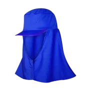 Bone Arabe Azul Brim C/ Protecao de Pescoco Prime