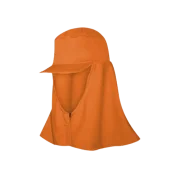 Bone Arabe Laranja Helanca C/ Protecao Pescoço Prime