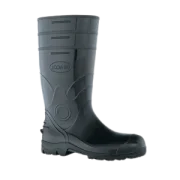 Bota de Pvc Cano Longo Preto S/Biq For Pa Bracol