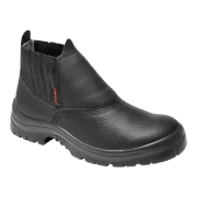 Botina Viposa Bi Elast 111 Preto Biq Aco