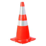 Cone Nbr15071 Tipo II Laranja/Branco Faixa Refletiva