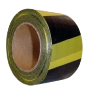 Fita Zebrada Preta/Amarela 100M X 70Mm Ecoconvert