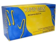 Luva de Latex Descartavel C/Po Supermax