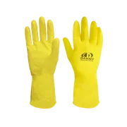 Luva de Latex Multiuso Amarela Confort Danny