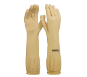 Luva de Latex Ranhurada Longaflex