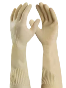 Luva de Latex Ranhurada Longaflex Luva de Latex Ranhurada Longaflex