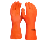 Luva de Latex Reforcada Laranja Handex